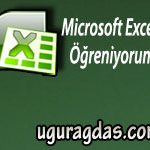 Microsoft Excel Dersleri