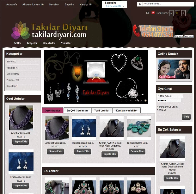 Opencart E-ticaret Sistemine El Attım