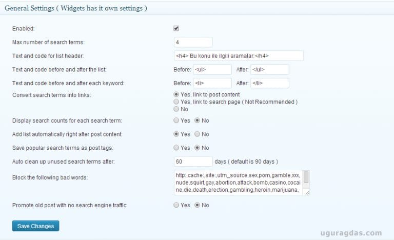 SEO SearchTerms Tagging ayalrari