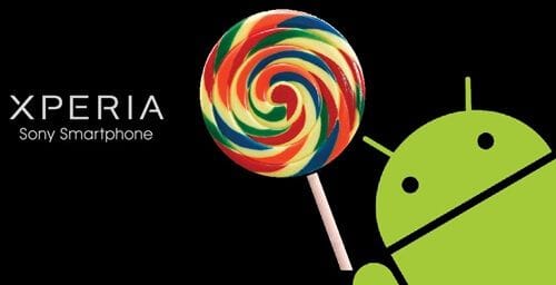 Android Lollipoplu Sony modeller