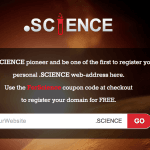 Ücretsiz domain kuponu .sience
