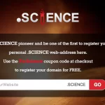 Ücretsiz domain kuponu .sience
