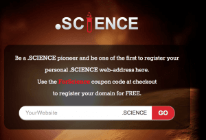 Ücretsiz domain kuponu .sience