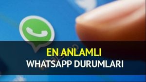 Whatsapp durumları