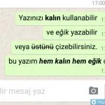 Whatsapp Yazı Tipleri – Kalın, Eğik ve Üstü Çizili Yazı Nasıl Yazılır
