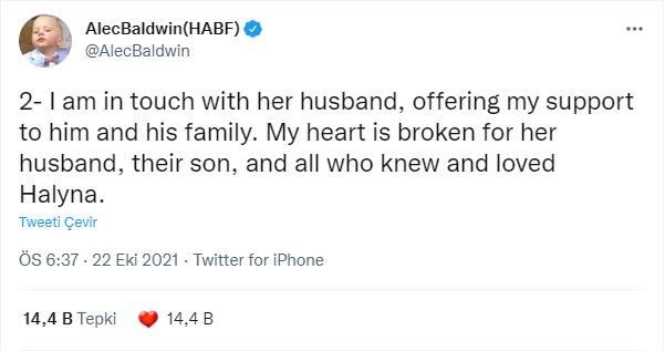 Alec Baldwin’in sette kurusıkı silahla 1 kişiyi öldürdüğü kaza sonrası ilk açıklama