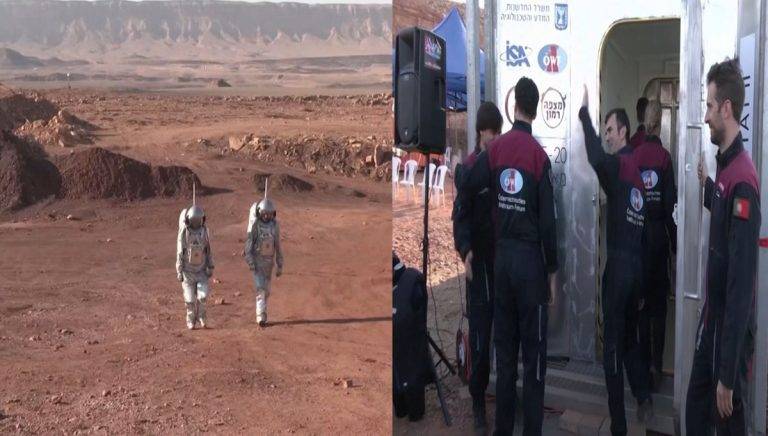 colun ortasinda marsta yasam provasi