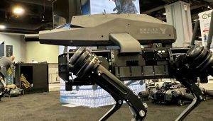 robot kopege sniper silahi monte edildi