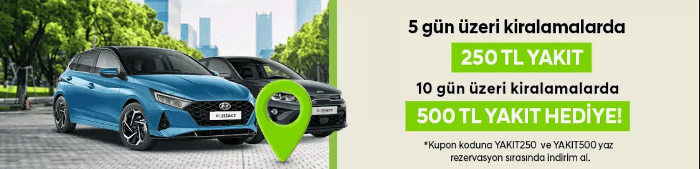 Sabiha Gökçen’den Araç Kiralayacaksanız Contact Rent A Car’a Danışın