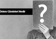 Ünlem Cümleleri Nedir? Ünlem ile İlgili Cümleler