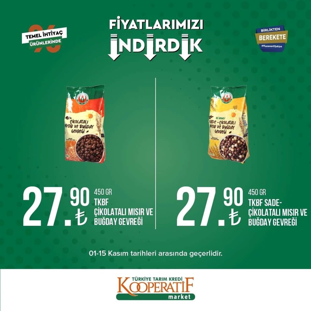 tarim kredi kooperatif market yeni indirimli urunler listesi belli oldu 5 15 kasim guncel indirimli urunler katalogu 27