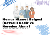 Memur Hizmet Belgesi Nedir? Nereden Alınır?