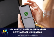 SIM Kartsız Sabit Hat ile WhatsApp Kullanmak
