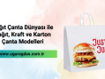 Kağıt Çanta Dünyası ile Kağıt, Kraft ve Karton Çanta Modelleri