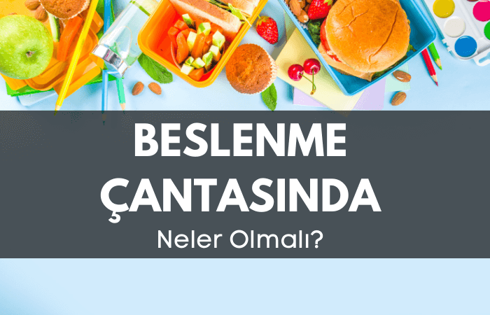 Beslenme çantası hazırlama