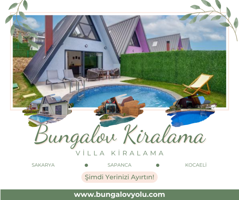 bungalov kiralama