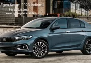 Fiat Egea Kasım 2023 İndirimli Fiyat Listesi
