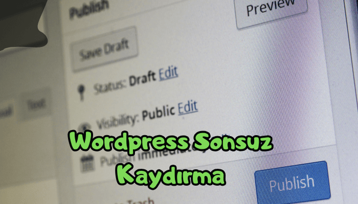 Wordpress sonsuz kaydırma