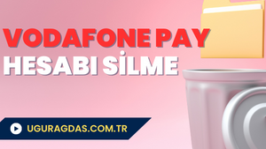 Vodafone pay hesabını silme