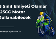 B Sınıfı Ehliyet Sahipleri Artık 125CC Motor Kullanabilecek