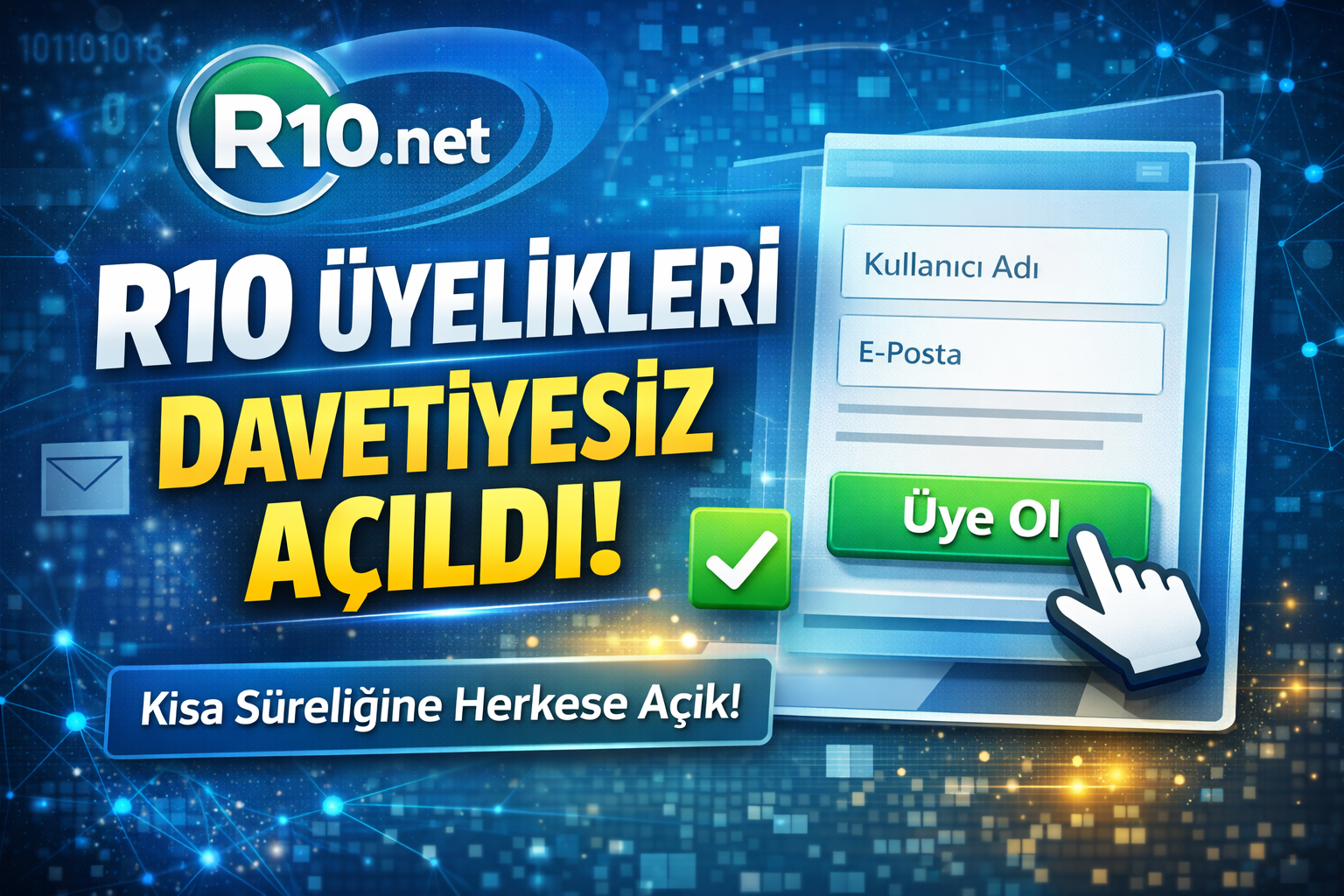 r10 üyelik