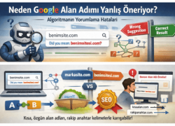 Google Neden Alan Adımı Yanlış Öneriyor?