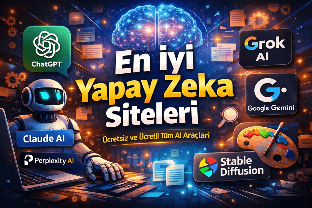 En İyi Yapay Zeka Siteleri – Ücretsiz ve Ücretli Tüm AI Araçları 1 en iyi yapay zeka araçları