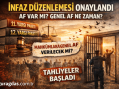 11. Yargı Paketi İnfaz Düzenlemesi Onaylandı