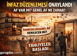 11. Yargı Paketi İnfaz Düzenlemesi Onaylandı