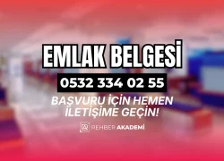 Emlak Belgesi Nedir? Nasıl Alınır?