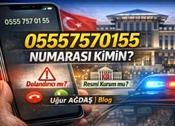 05557570155 Numarası kimin ? 2026 İçişleri Bakanlığı
