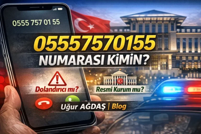 05557570155 Numarası kimin ? 2026 İçişleri Bakanlığı