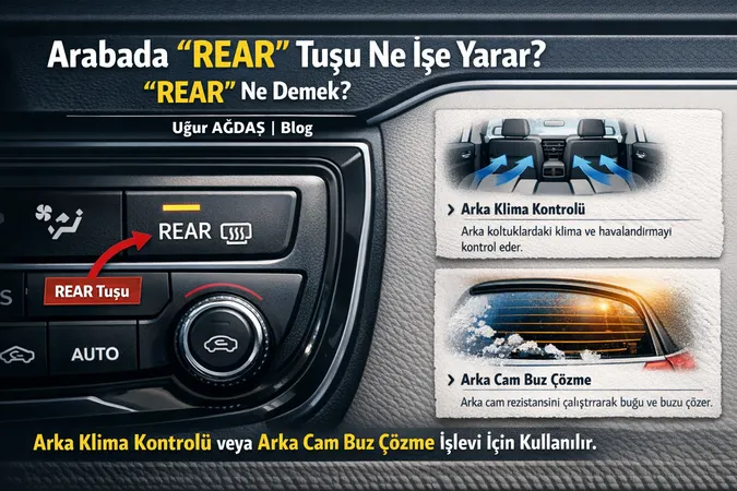 Araba da Rear Tuşu Ne İşe Yarar? Rear Ne Demek?