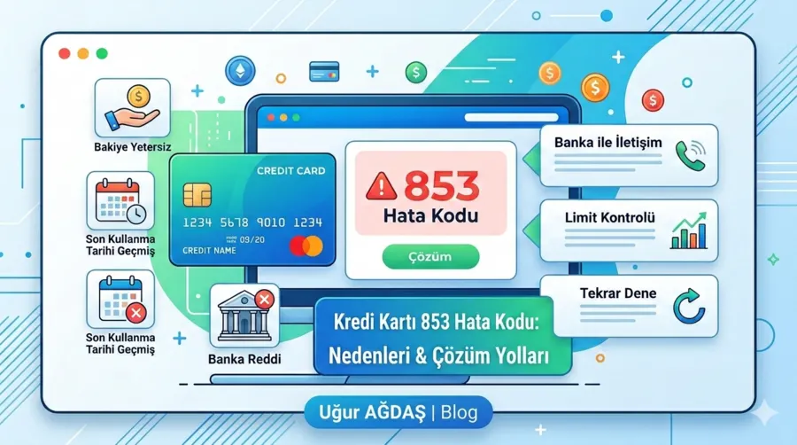 Kredi Kartı 853 Hata Kodu Nedenleri ve Çözüm Yolları