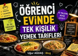 Öğrenci Evinde Tek Kişilik Yemek Tarifleri