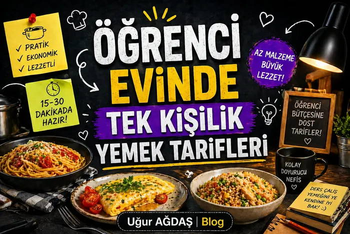 Öğrenci Evinde Tek Kişilik Yemek Tarifleri