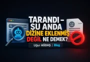 Tarandı – Şu Anda Dizine Eklenmiş Değil” Ne Demek?