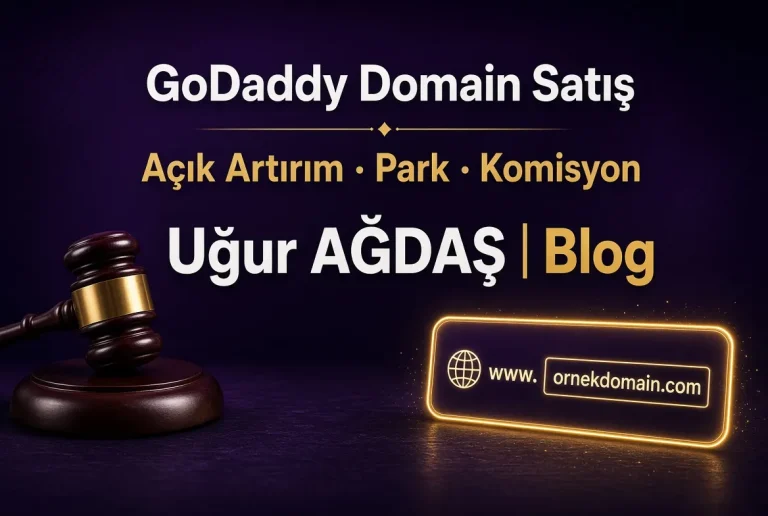 GoDaddy Domain Satış, Açık Artırım, Park ve Kiralama