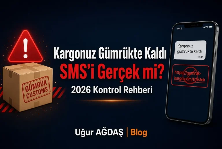 “Kargonuz gümrükte kaldı” SMS’i gerçek mi?