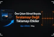 Öne çıkan görsel boyutu sıralamayı değil tıklamayı etkiler