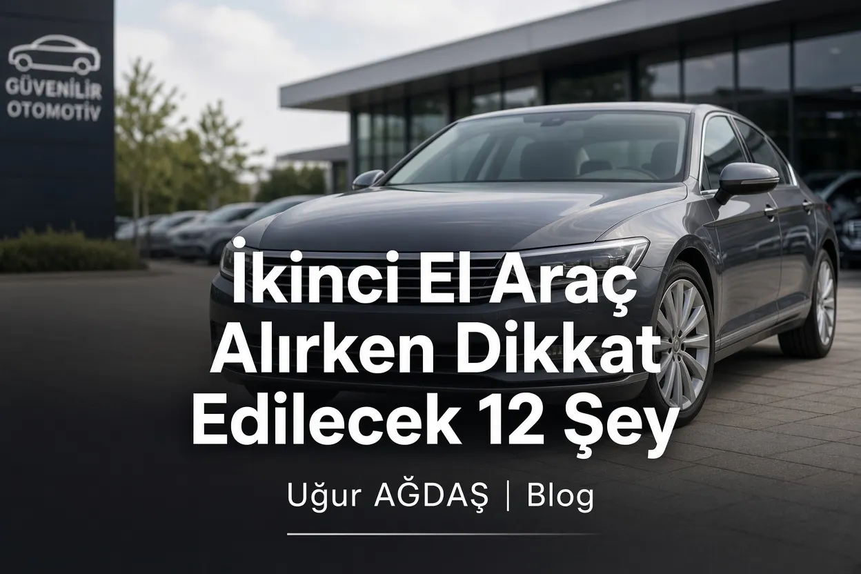 İkinci El Araç Alırken Dikkat Edilecek 12 Şey 1 İkinci El Araç Alırken Dikkat Edilecek 12 Şey